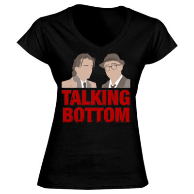 Talking Bottom Logo - GD78 Softstyle® Ladies' V-Neck T-Shirt Thumbnail